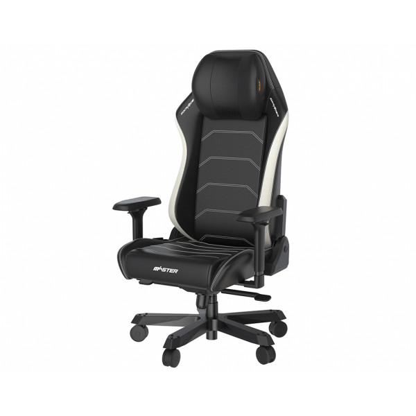 DXRacer Master Plus / XL Microfiber Leatherette Black White  