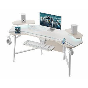 Eureka Ergonomic AED 72" Studio Maple With Keyboard Tray