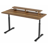 Eureka Ergonomic IMOD 60 Adjustable Desk Rustic Brown, 60"