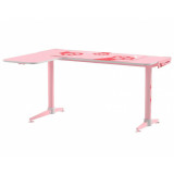 Eureka Ergonomic L60 60" Pink L Shaped Gaming Desk, Left