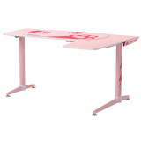 Eureka Ergonomic L60 60" Pink L Shaped Gaming Desk, Right