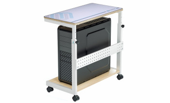 Eureka Ergonomic Mobile CPU Cart Maple