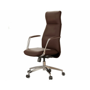 Eureka Ergonomic Royal Slim Executive Chair Brown