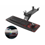 Eureka Ergonomic Under Desk Keyboard and Mouse Tray, Black