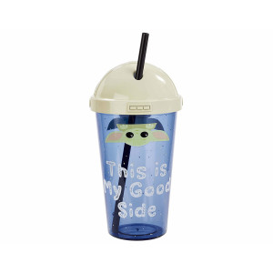 Funko Cup with Straw Star Wars The Mandalorian: This is My Good Side