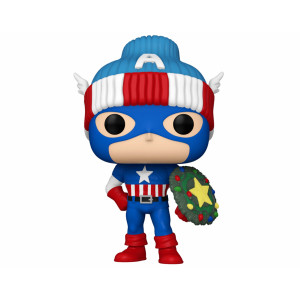 Funko POP! Marvel Holiday: Captain America (1438)