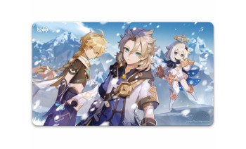 Genshin Impact Theme Desk Mat: Shadows Amidst Snowstorms