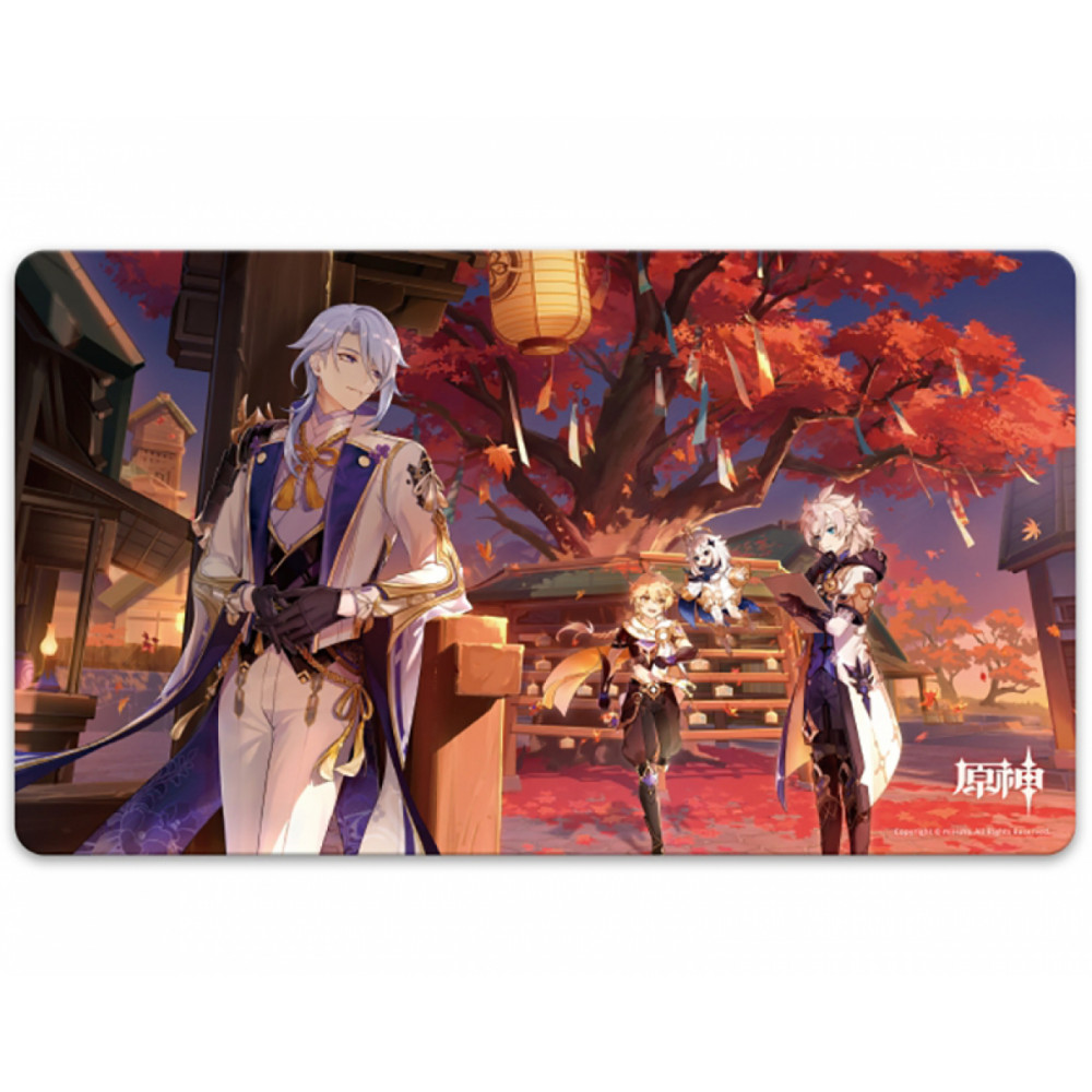 Genshin Impact Theme Desk Mat: Zephyr of the Violet Garden