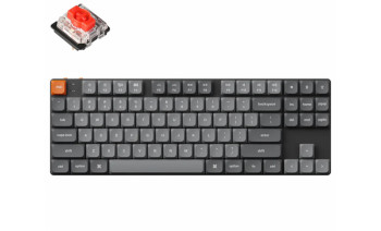 Keychron K1 Max QMK/VIA Wireless White Backlight (Low Profile Gateron Mechanical Red Switch)