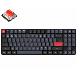 Keychron K13 Pro RGB Backlight Low Profile Gateron Mechanical (Hot-Swappable) Red Switch