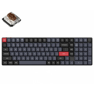 Keychron K17 Pro RGB Backlight Low Profile Gateron Mechanical (Hot-Swappable) Brown Switch