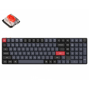 Keychron K17 Pro RGB Backlight Low Profile Gateron Mechanical (Hot-Swappable) Red Switch