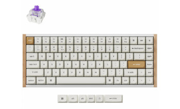 Keychron K2 HE Wireless Special Edition White (Gateron Double-Rail Magnetic Nebula Switch)