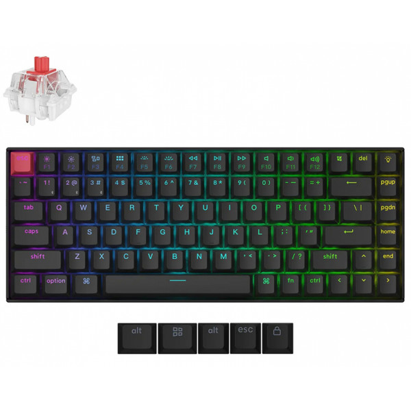 Keychron K2 QMK (Ver.3) Wireless RGB Backlight (Keychron Super Red Switch)