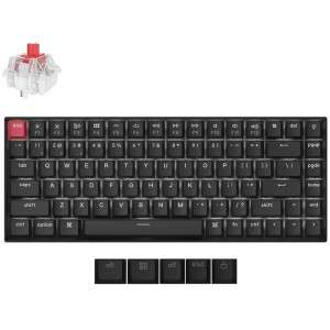 Keychron K2 QMK (Ver.3) Wireless White Backlight (Keychron Super Red Switch)