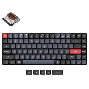 Keychron K3 Pro RGB Backlight Low Profile Gateron Mechanical (Hot-Swappable) Brown Switch