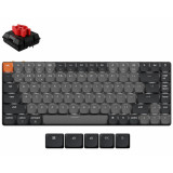 Keychron K3 QMK (Ver.3) Wireless White Backlight (Keychron Milk POM Red Switch)