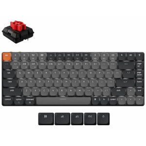 Keychron K3 QMK (Ver.3) Wireless White Backlight (Keychron Milk POM Red Switch)