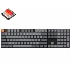 Keychron K5 Max QMK/VIA Wireless White Backlight (Low Profile Gateron Mechanical Red Switch)