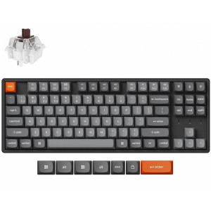 Keychron K8 Max QMK Wireless Aluminum Frame RGB Backlight (Keychron Super Brown Switch)