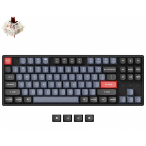 Keychron K8 Pro Fully Assembled RGB Backlight Aluminum Frame Gateron G Pro (Hot-Swappable) Mechanical Brown Switch
