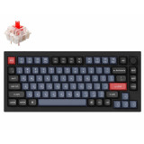Keychron Q1 QMK Fully Assembled Knob Carbon Black-A Gateron G Pro Red (Ver.2)