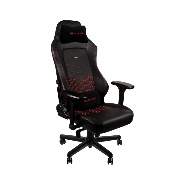 noblechairs HERO Real Leather Black/Red  