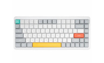 NuPhy Halo75 V2 Ionic White (Silent Red Clear-Top Switch) Eng/Rus
