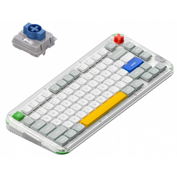 NuPhy Kick75 (Low-Profile Silver nano Switch) Eng/Rus