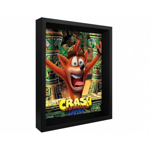 Постер 3D Pyramid Crash Bandicoot (Mask Power Up)