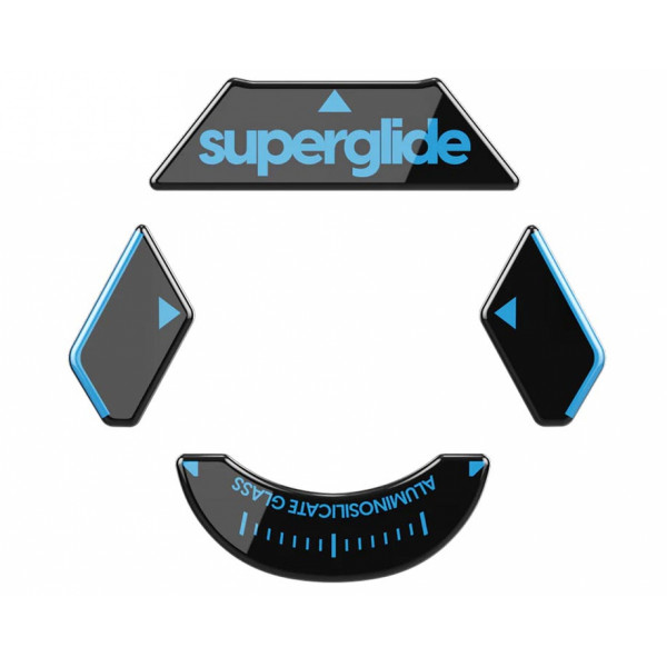 Pulsar Superglide Glass Skates for Logitech G900 / G903 (Black)  