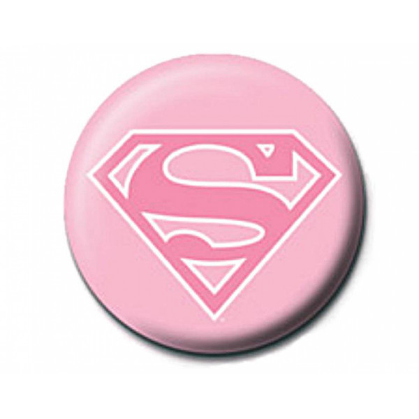 Pyramid Badge DC: Supergirl (Pink Logo)