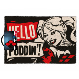 Pyramid Doormat Harley Quinn: Hello Puddin'