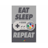 Pyramid Maxi Poster: Nintendo (Eat Sleep SNES Repeat)