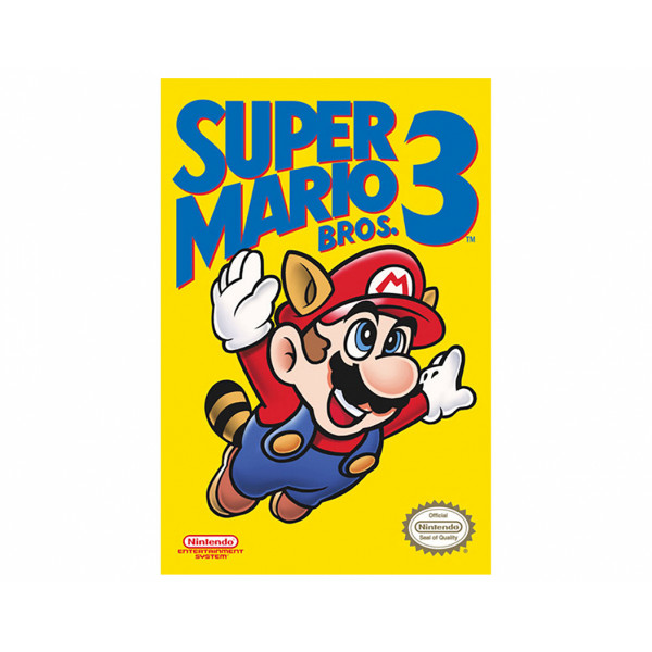 Pyramid Maxi Poster: Super Mario Bros. 3 (NES Cover)