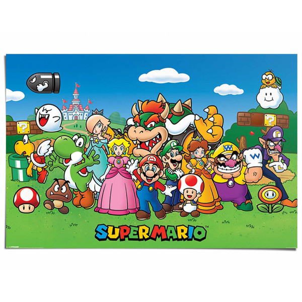 Pyramid Maxi Poster: Super Mario (Characters)
