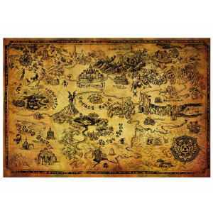 Pyramid Maxi Poster: The Legend Of Zelda (Hyrule Map)