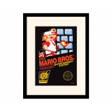 Pyramid Mounted & Framed Prints: Super Mario Bros. (NES Cover)