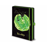 Pyramid Premium A5 Notebook Rick and Morty: (Portals)