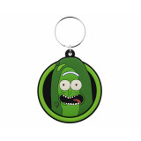 Pyramid Rubber Keychain Rick and Morty: Pickle Rick