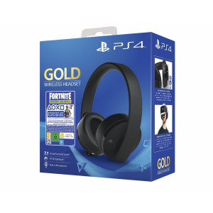 Sony PlayStation Gold Wireless Headset Fortnite Neo Versa Bundle