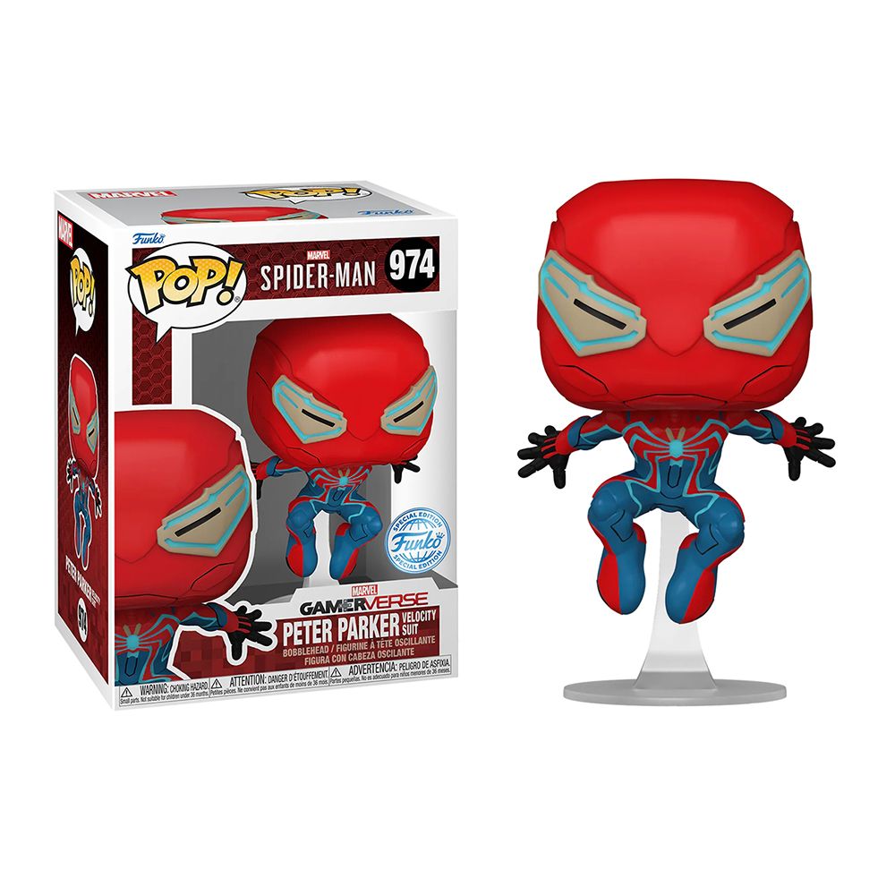 Фигурка Funko POP! Marvel Spider-Man: Peter Parker Velocity Suit