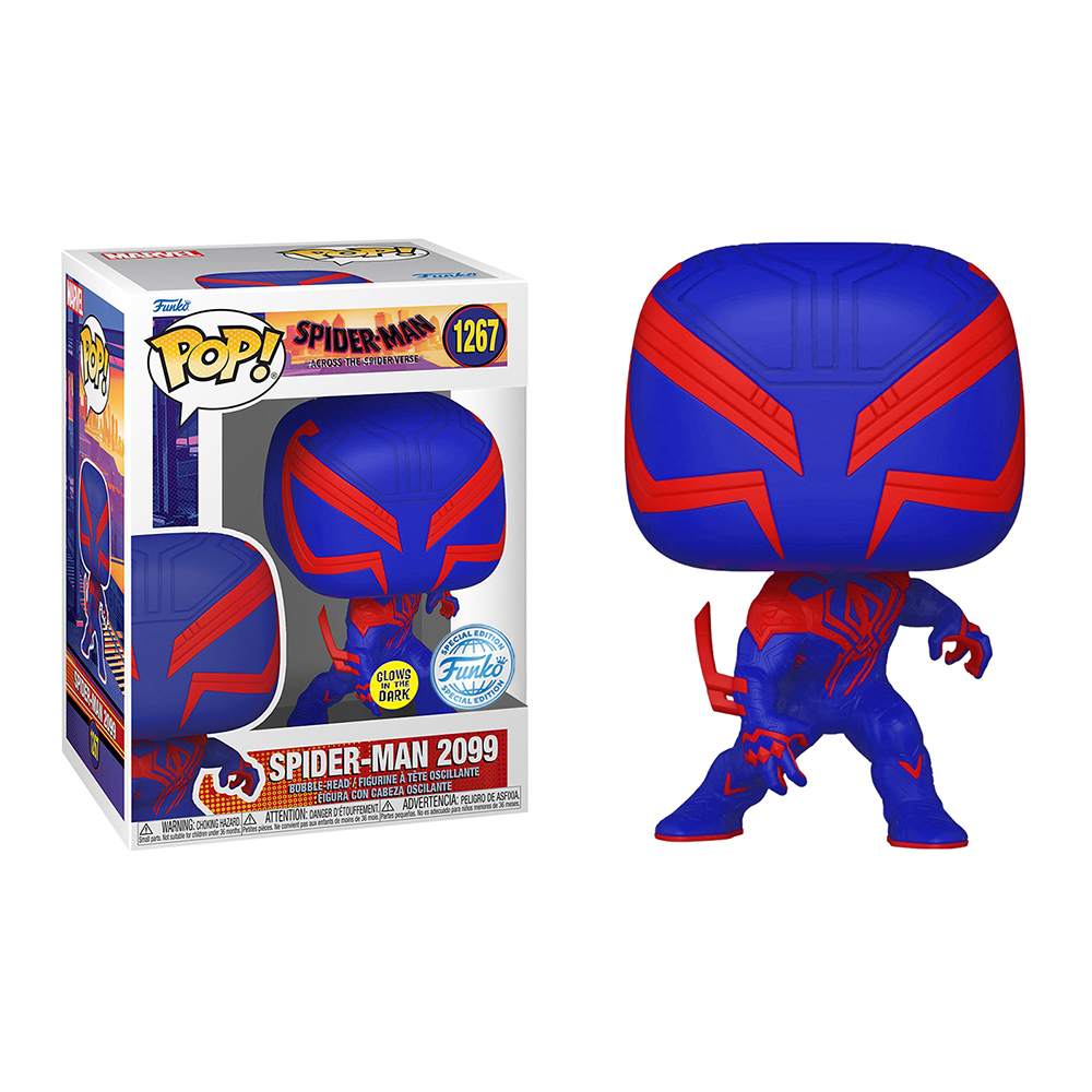 Фигурка Funko POP! Marvel Spider-Man Across the Spider-Verse: Spider-Man 2099 (Glows in the Dark)