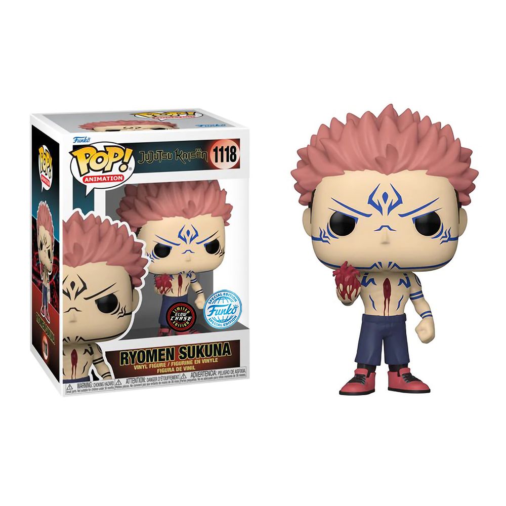 Фигурка Funko POP! Jujutsu Kaisen: Ryomen Sukuna (Chase Glow Limited Edition)