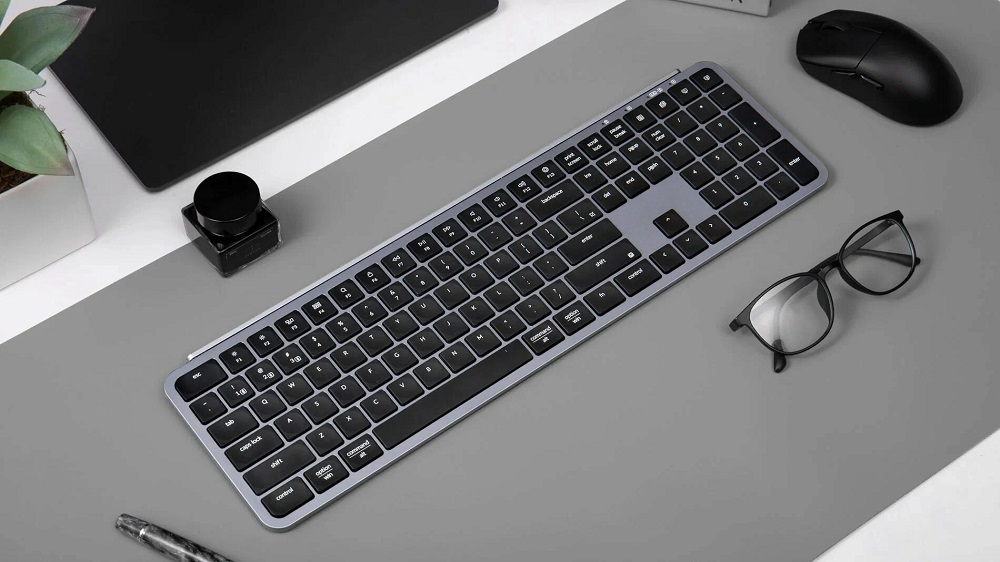 Клавиатура Keychron B6 Pro Ultra-Slim Wireless Space Gray