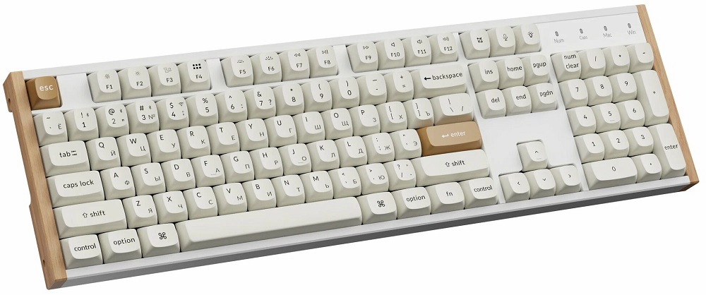 Клавиатура Keychron K10 HE Wireless Special Edition White (Gateron Double-Rail Magnetic Nebula Switch)