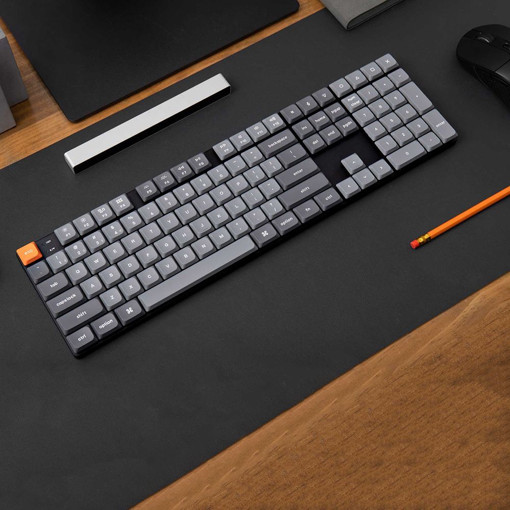 Клавиатура Keychron K5 Max QMK/VIA Wireless White Backlight (Low Profile Gateron Mechanical Red Switch)