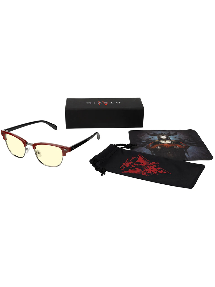 Компьютерные очки Gunnar Diablo IV Sanctuary Edition Blood Onyx (Amber Lens Tint)