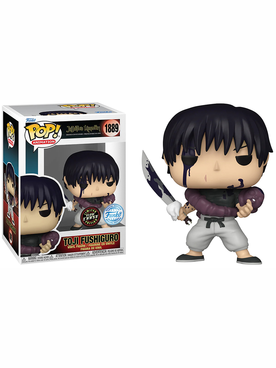 Фигурка Funko POP! Jujutsu Kaisen: Toji Fushiguro (1889) (Chase Glow Limited Edition)