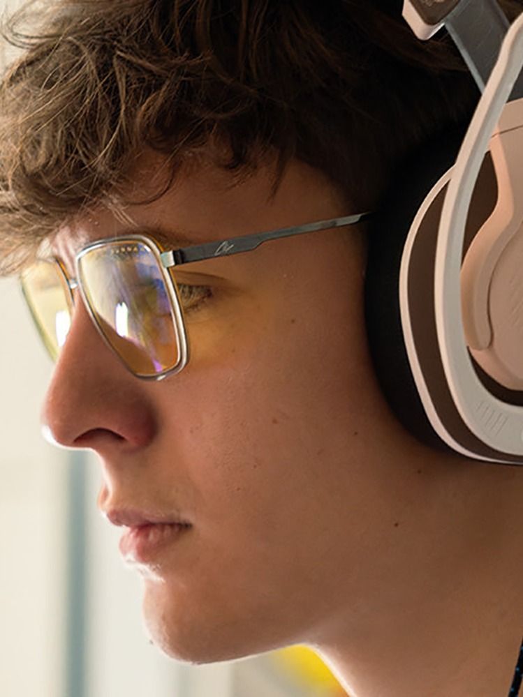 Компьютерные очки Gunnar Clix Gaming Goggles Stone/Gunmetal (Amber Lens Tint)